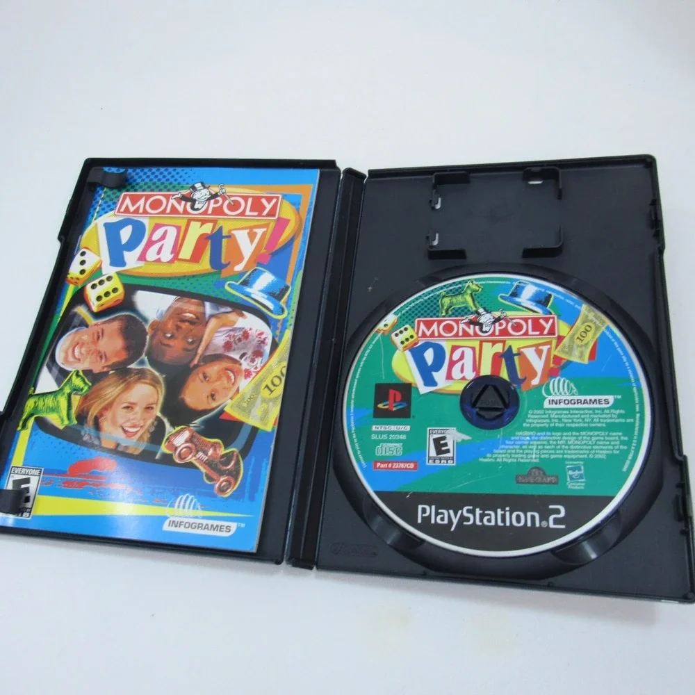 Monopoly Party (Sony PlayStation 2, 2002) Complete Tested‎